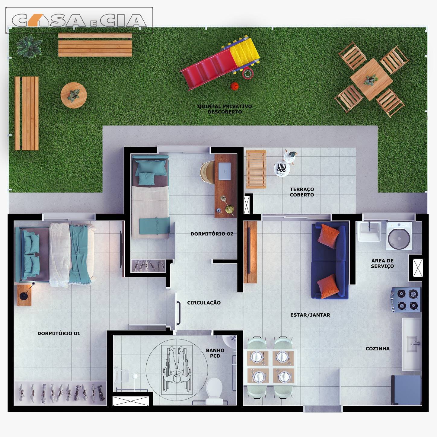 Apartamento à venda com 2 quartos, 50m² - Foto 8